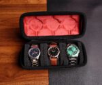 Custodia da Viaggio per Orologi | Porta Orologi Rigido con Cuscino Sagomato | Protezione Superiore per Orologi in Viaggio 4