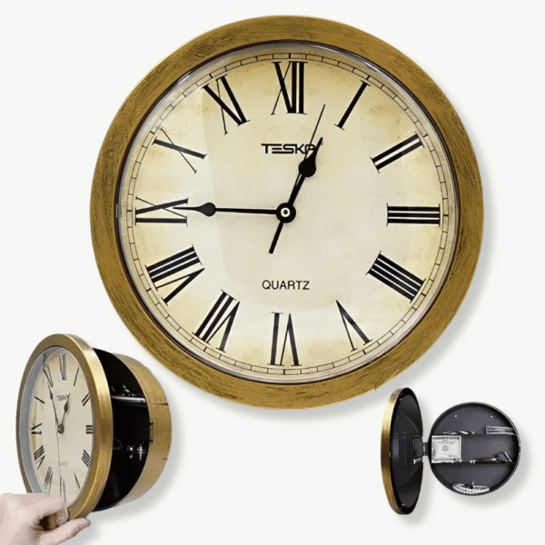 Orologio da Parete con Cassaforte Segreta