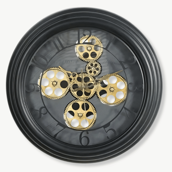 Orologio da Parete con Ingranaggi a Vista