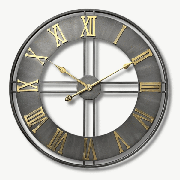 Orologio da Parete Deco Loft Metallo Invecchiato