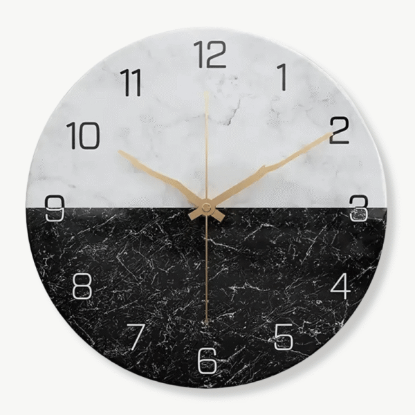Orologio da Parete Design Effetto Marmo