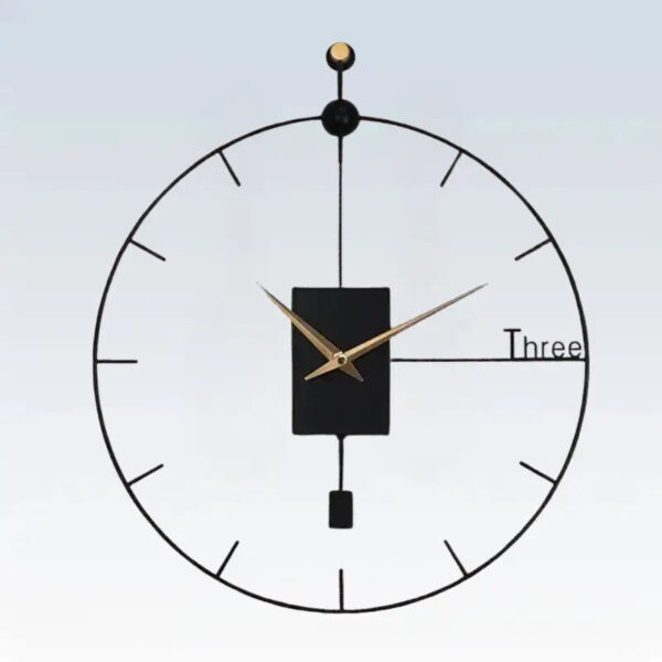 Orologio da Parete Design Nero