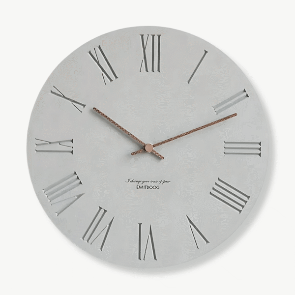 Orologio da Parete in Cemento Minimalista