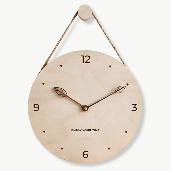 Orologio da Parete in Legno di Betulla