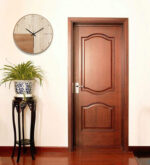 orologio da parete in legno doppia sfumatura - immagine 4