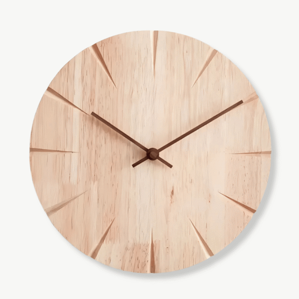 Orologio da Parete in Legno Scolpito