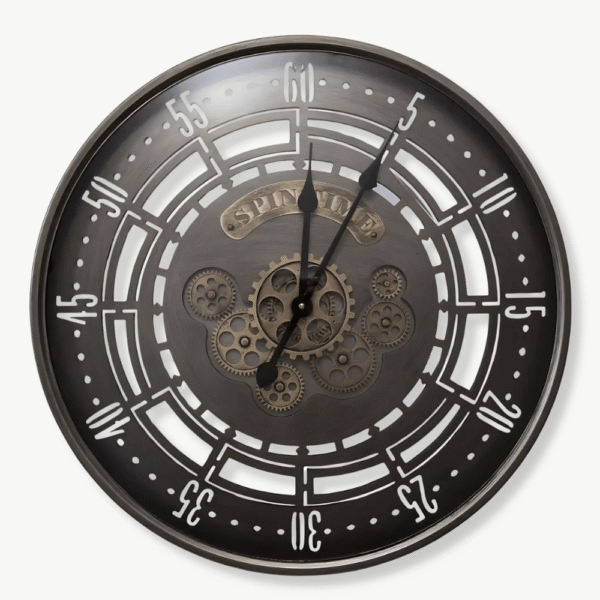 Orologio da Parete Industriale Spin Time Vintage