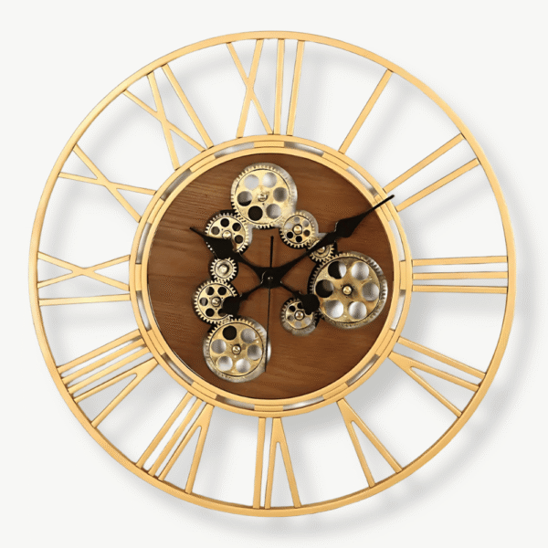 Orologio da Parete Legno & Ingranaggi