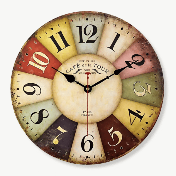 Orologio da Parete Vintage Cafe de la Tour