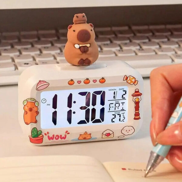 Orologio Digitale da Parete LED con Sensore di Temperatura | Design Pratico per Comfort e Decorazione