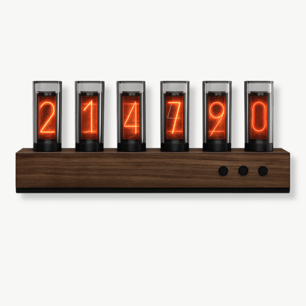 Orologio Nixie Legno Vintage