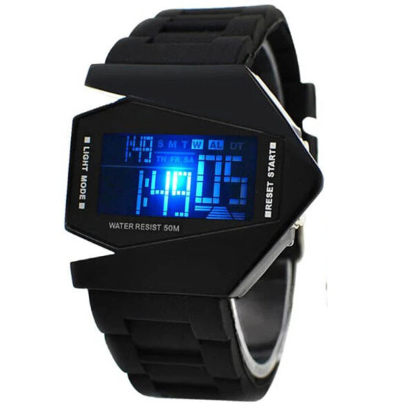 Orologio Uomo | Orologio Digitale LED Multifunzionale con Retroilluminazione Multicolore | Sportivo ed Elegante per Attività Quotidiane