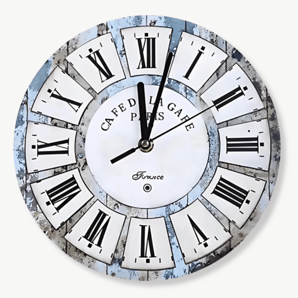 Piccolo Orologio da Parete Vintage Cafe de la Gare