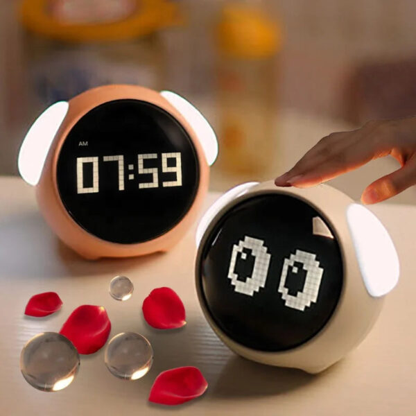Sveglia Digitale Bambini | Orologio LED Intelligente con Funzione Snooze | Design Carino per un Risveglio Dolce